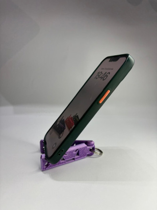 Brelok PhoneStand Fioletowy